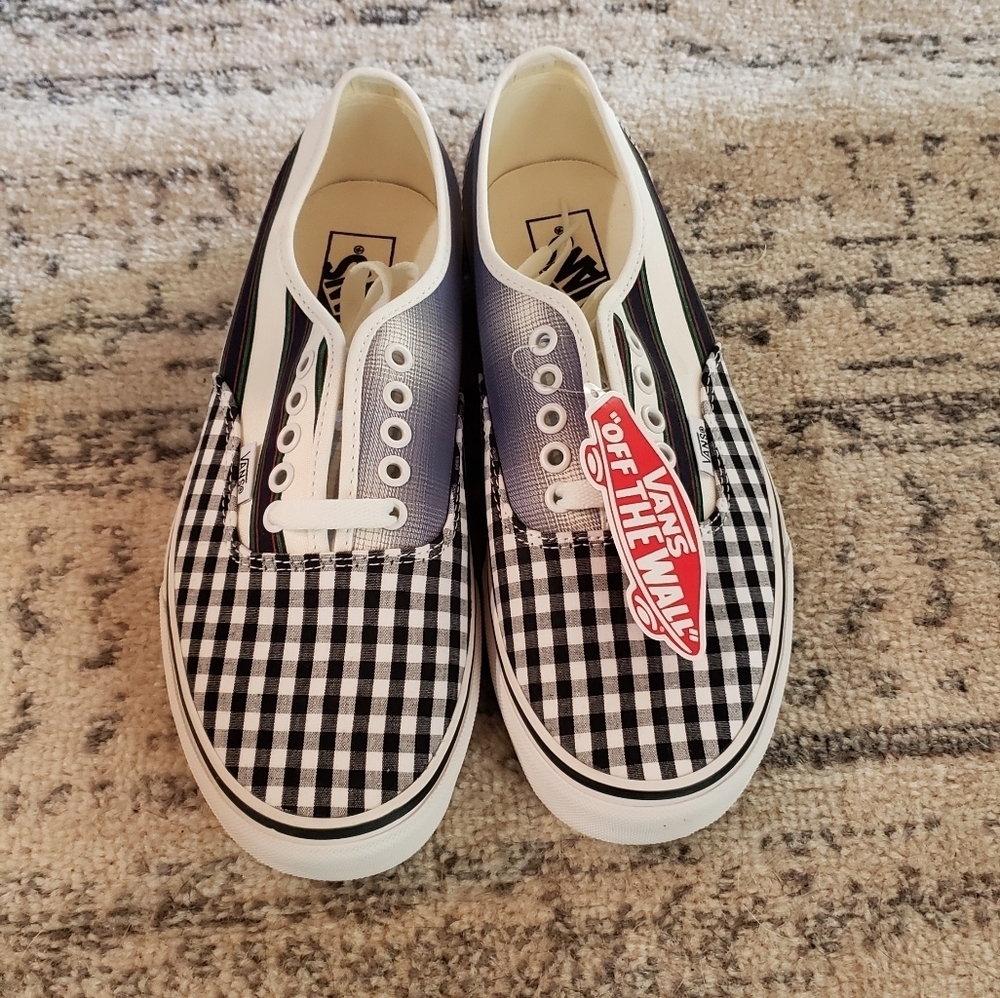 Vans Authentic Prep Retro Sneakers Plaid NEW - Picture 7 of 9